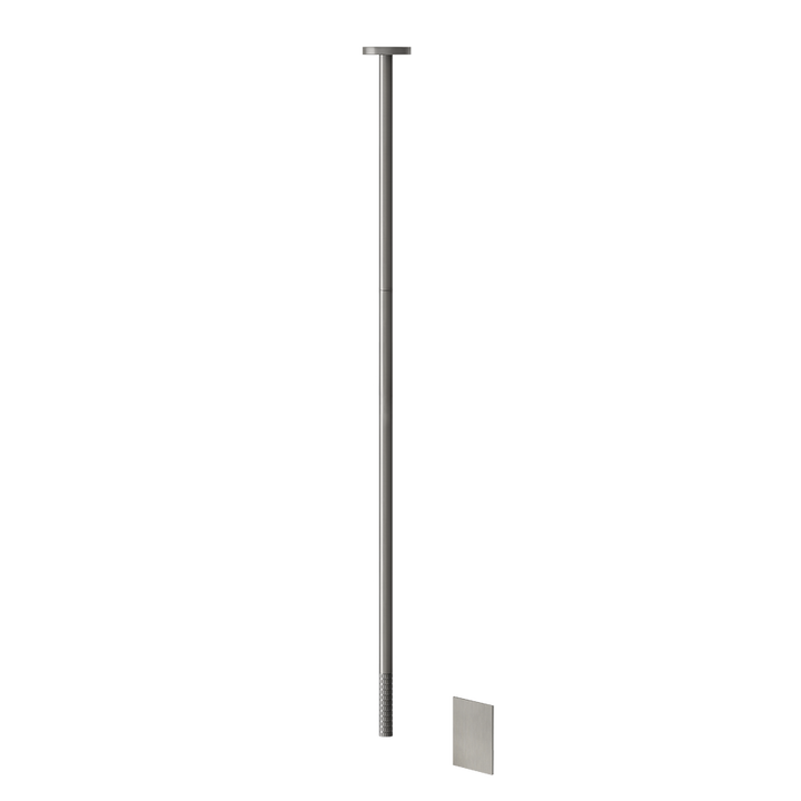 Meccanica Ceiling Mounted Electronic Mixer - 54224 Bathroom Accessories GESSI Steel Brushed