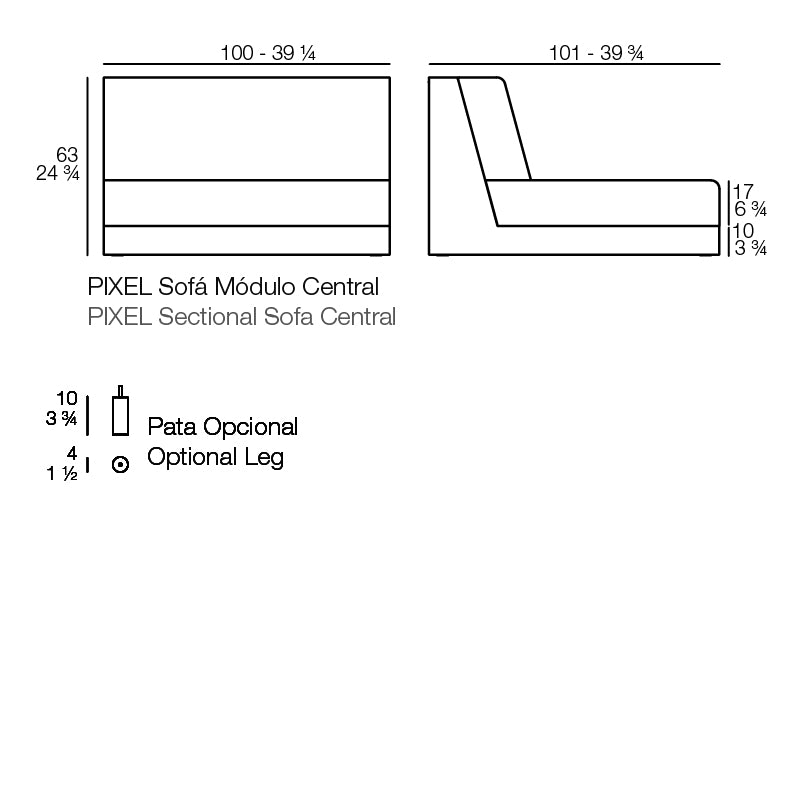 PIXEL SOFA MODULAR Sectional Sofa Units Vondom   