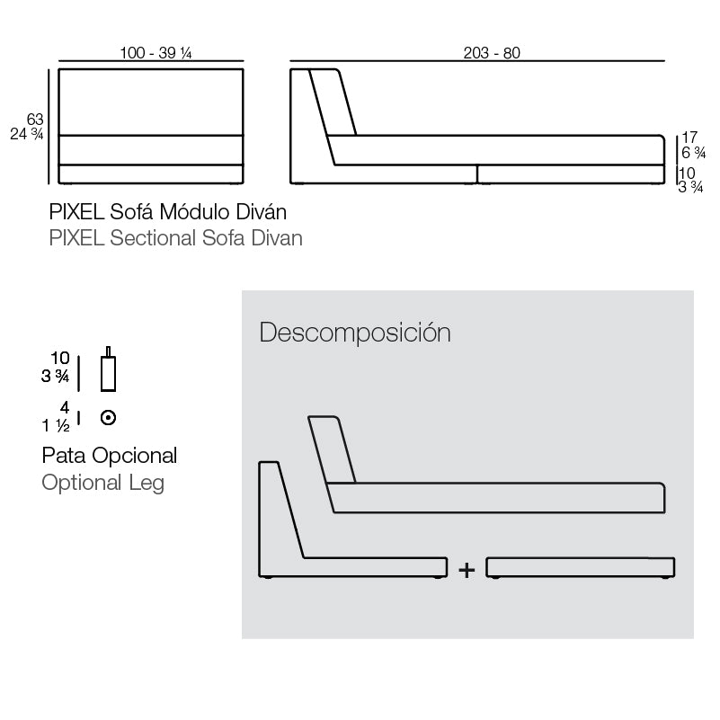 PIXEL SOFA MODULAR Sectional Sofa Units Vondom   