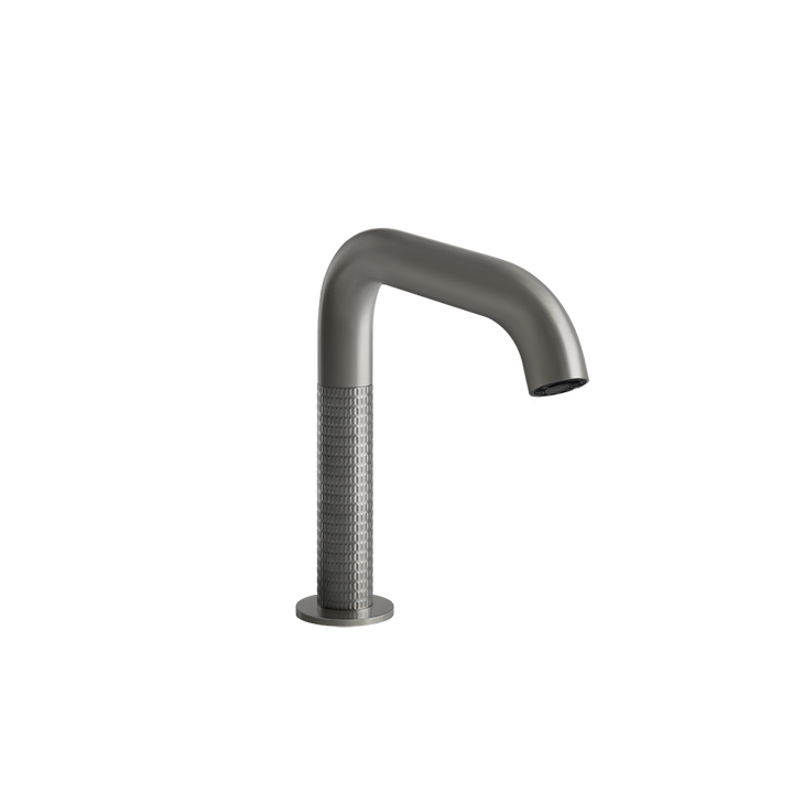 Sensor Taps Electronic basin mixer with temperature and water flow rate adjustment thr - 54281 Built In Parts GESSI Steel Brushed