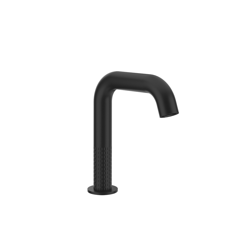 Sensor Taps Electronic basin mixer with temperature and water flow rate adjustment thr - 54281 Built In Parts GESSI Matte Black