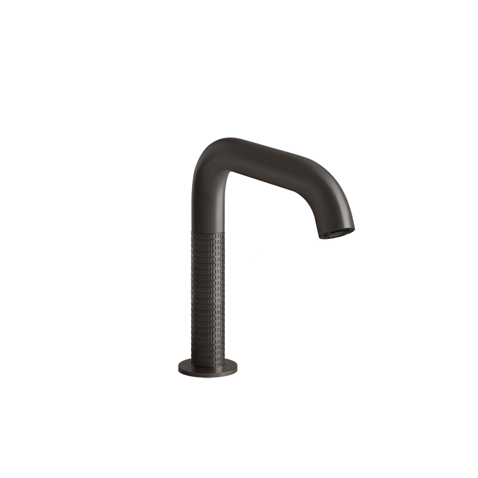 Sensor Taps Electronic basin mixer with temperature and water flow rate adjustment thr - 54281 Built In Parts GESSI Black Metal Brushed PVD