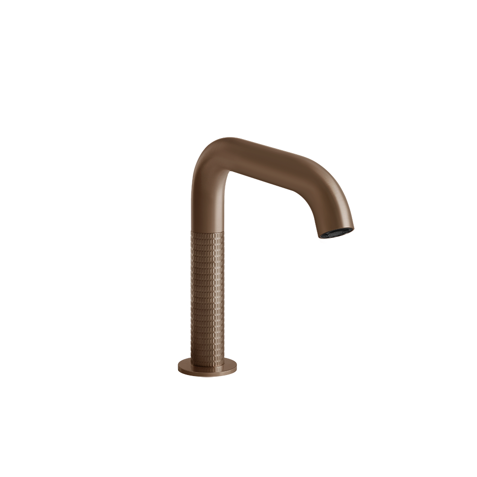 Sensor Taps Electronic basin mixer with temperature and water flow rate adjustment thr - 54281 Built In Parts GESSI Copper Brushed PVD