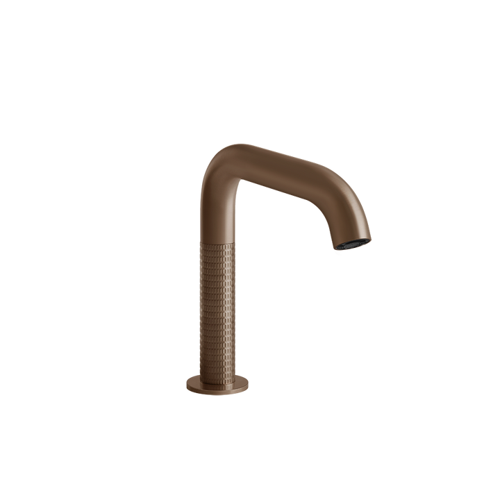 Sensor Taps Electronic basin mixer with temperature and water flow rate adjustment thr - 54281 Built In Parts GESSI Copper Brushed PVD