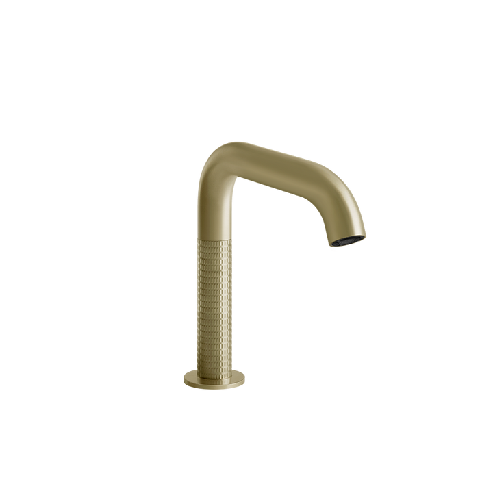 Sensor Taps Electronic basin mixer with temperature and water flow rate adjustment thr - 54281 Built In Parts GESSI Brass Brushed PVD