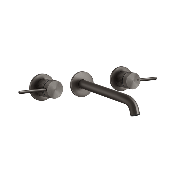 Meccanica Three Holes Basin Mixer - 54294 Bathroom Accessories GESSI Black Metal Brushed PVD
