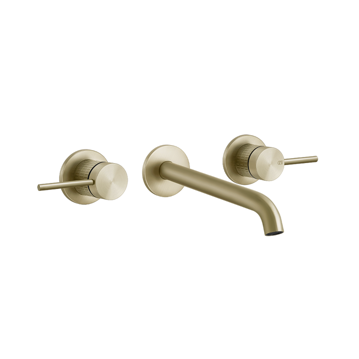 Meccanica Three Holes Basin Mixer - 54294 Bathroom Accessories GESSI Brass Brushed PVD