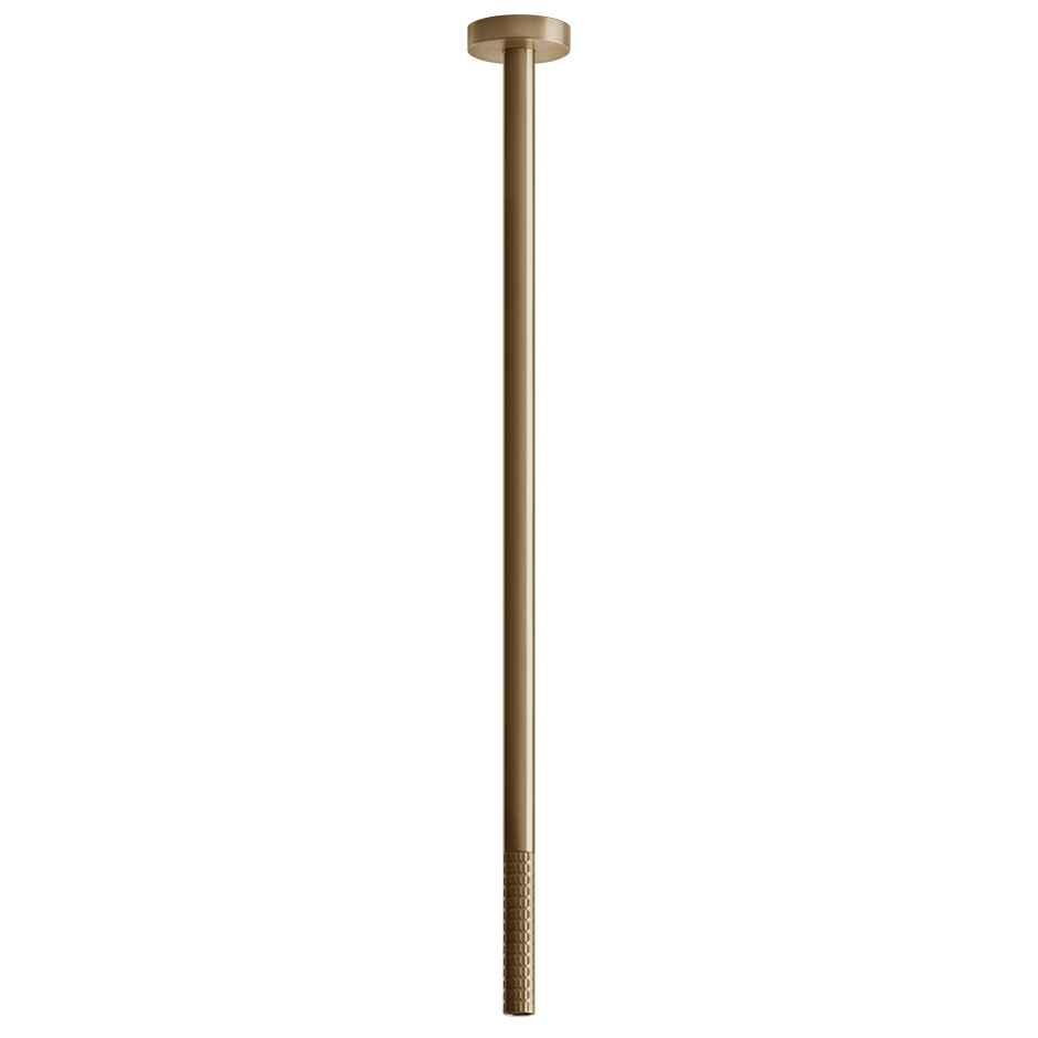 Meccanica Ceiling Mounted Spout - 54296 Bathroom Accessories GESSI Warm Bronze Brushed PVD
