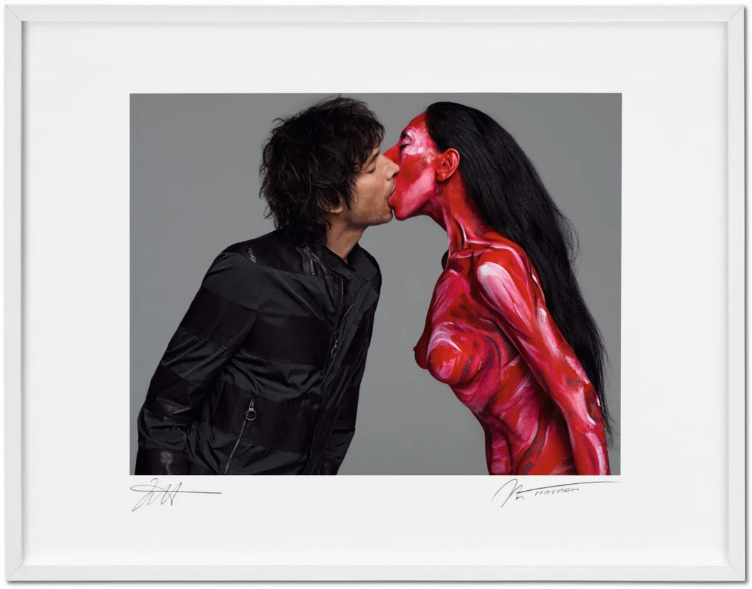 Inez van Lamsweerde/Vinoodh Matadin, Art Edition No․ 101–200 ‘Kissing Vinoodh’ Print Books Taschen   