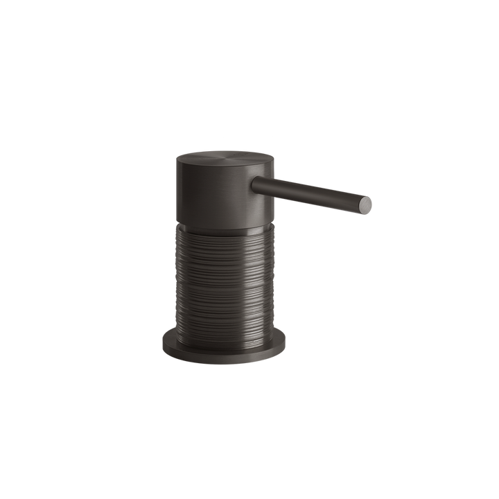 Trame Deck Mounted Washbasin Mixer Control - 54305 Bathroom Faucet GESSI Black Metal Brushed PVD