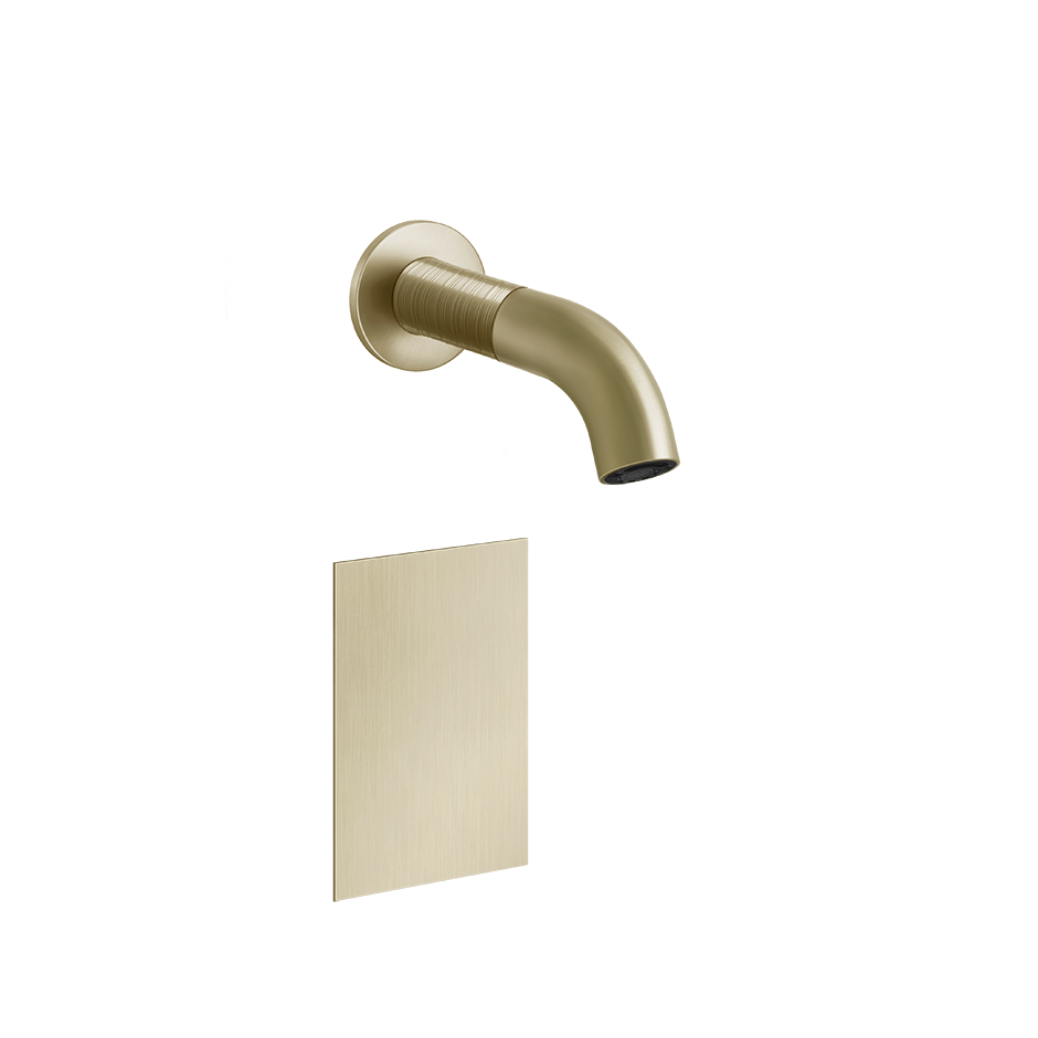 Trame Electronic Basin Mixer - 54314 Bathroom Accessories GESSI Brass Brushed PVD
