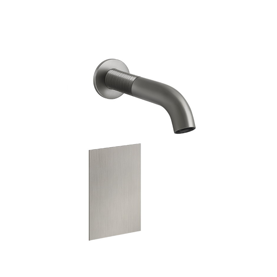 Trame Electronic Basin Mixer - 54315 Bathroom Accessories GESSI Steel Brushed