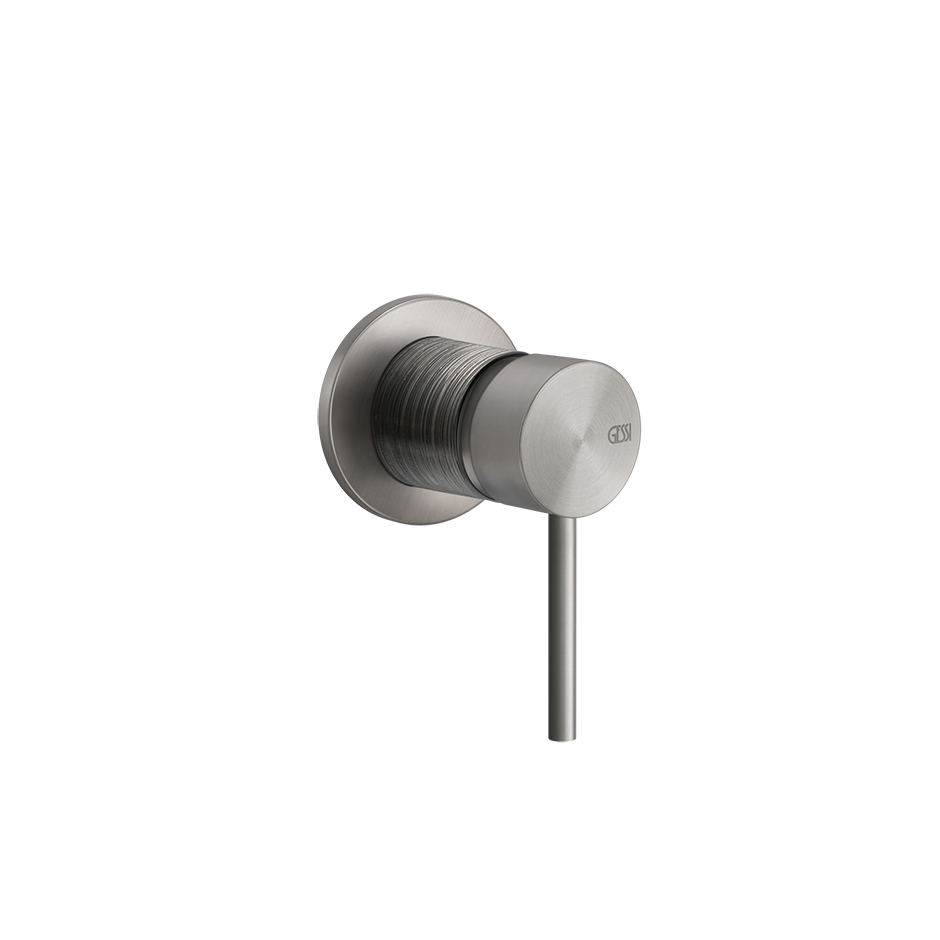 Trame One-Way Diverter Mixer - 54319 Bathroom Accessories GESSI Steel Brushed