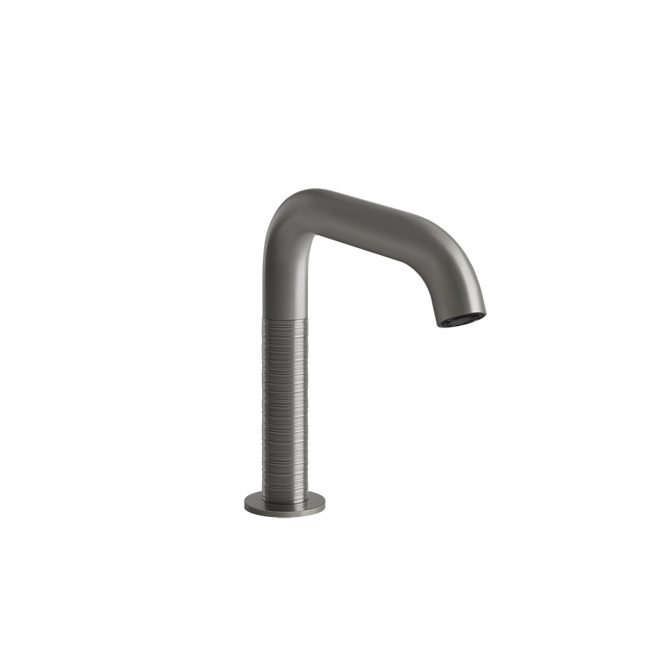 Sensor Taps Electronic basin mixer with temperature and water flow rate adjustment thr - 54381 Built In Parts GESSI Steel Brushed