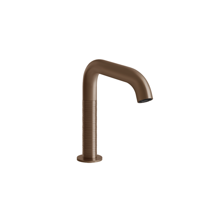 Sensor Taps Electronic basin mixer with temperature and water flow rate adjustment thr - 54381 Built In Parts GESSI Copper Brushed PVD