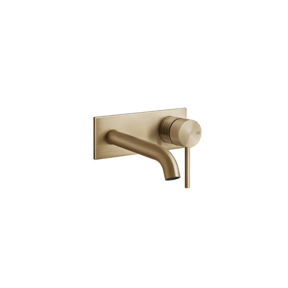Trame Basin Mixer - 54384 Bathroom Accessories GESSI Warm Bronze Brushed PVD
