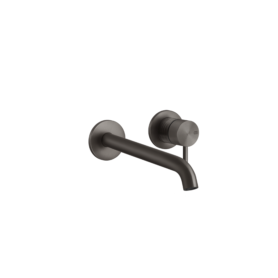 Trame Basin Mixer - 54389 Bathroom Accessories GESSI Black Metal Brushed PVD