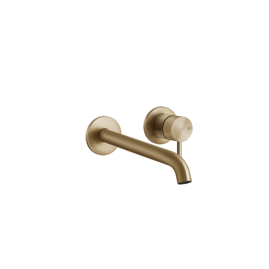 Trame Basin Mixer - 54389 Bathroom Accessories GESSI Warm Bronze Brushed PVD