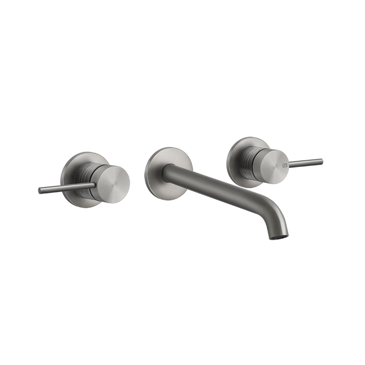 Trame Three Holes Mixer - 54394 Bathroom Accessories GESSI Steel Brushed