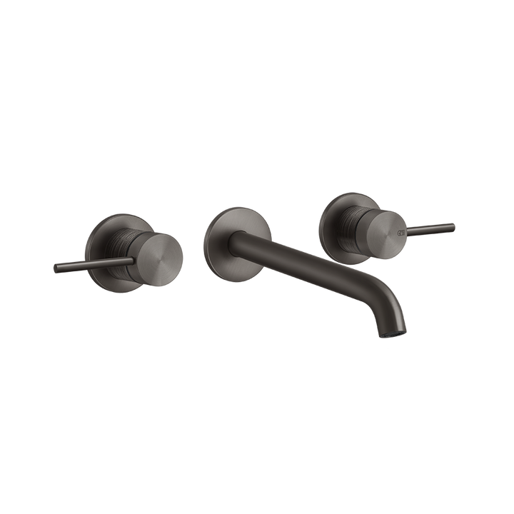 Trame Three Holes Mixer - 54394 Bathroom Accessories GESSI Black Metal Brushed PVD