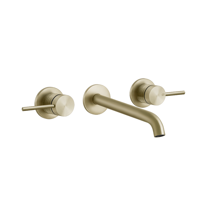 Trame Three Holes Mixer - 54394 Bathroom Accessories GESSI Brass Brushed PVD