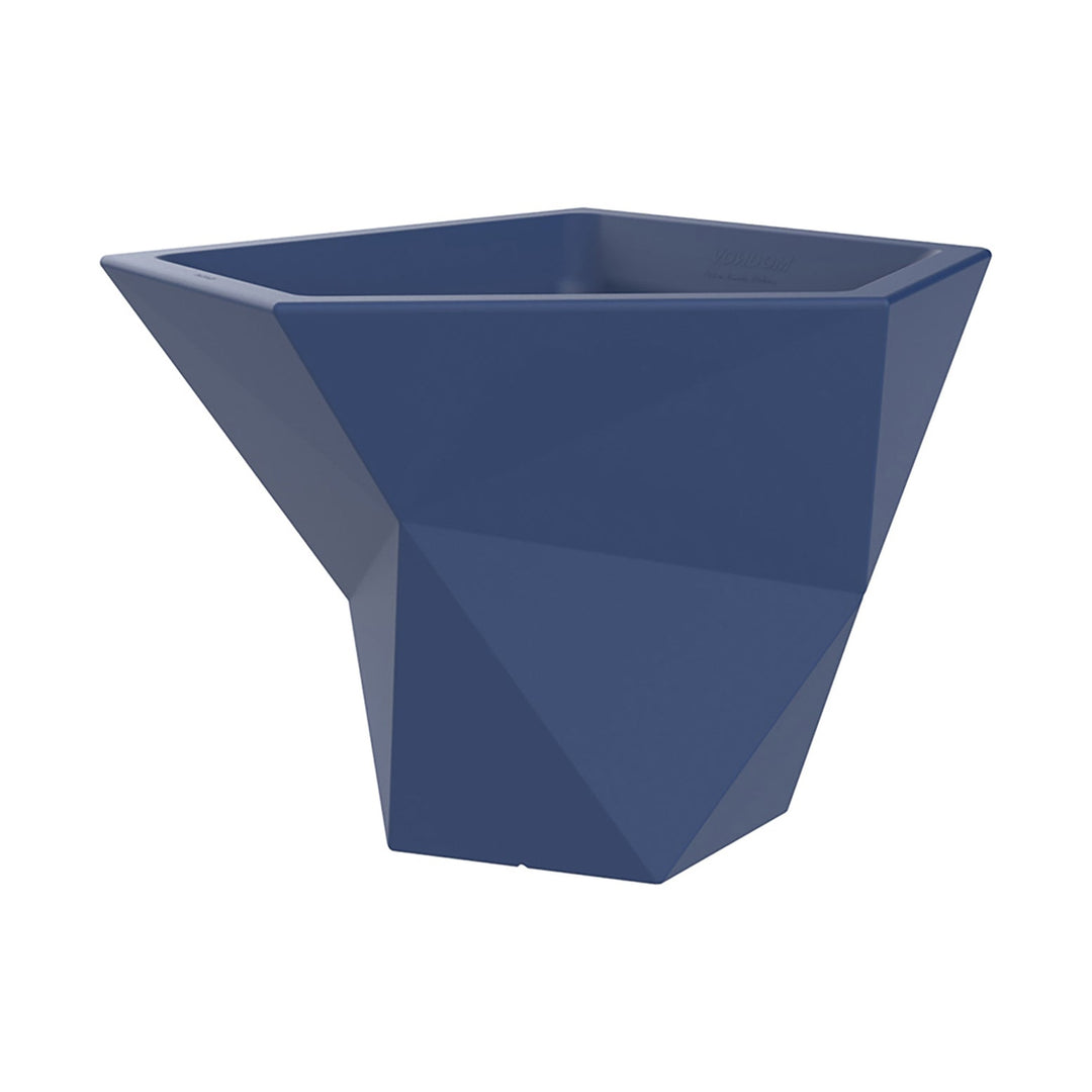Faz Planter Pot Outdoor Vondom Navy Large: 61.5 in width 