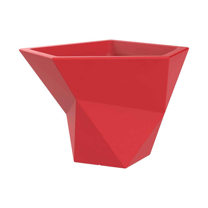 Faz Planter Pot Outdoor Vondom Red Large: 61.5 in width 