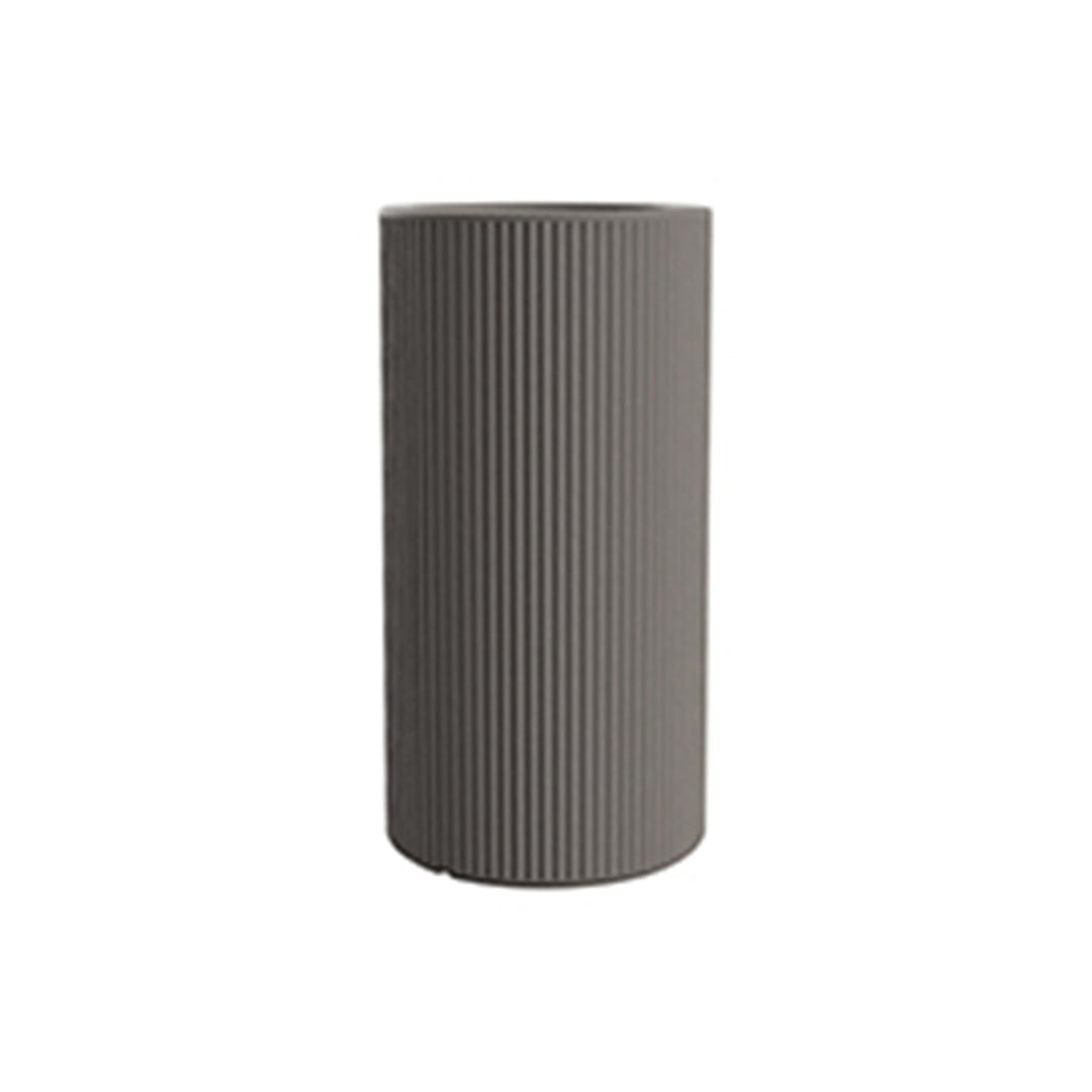 Gatsby Cylinder Planter Outdoor Vondom Taupe Large: 35.5 in height 