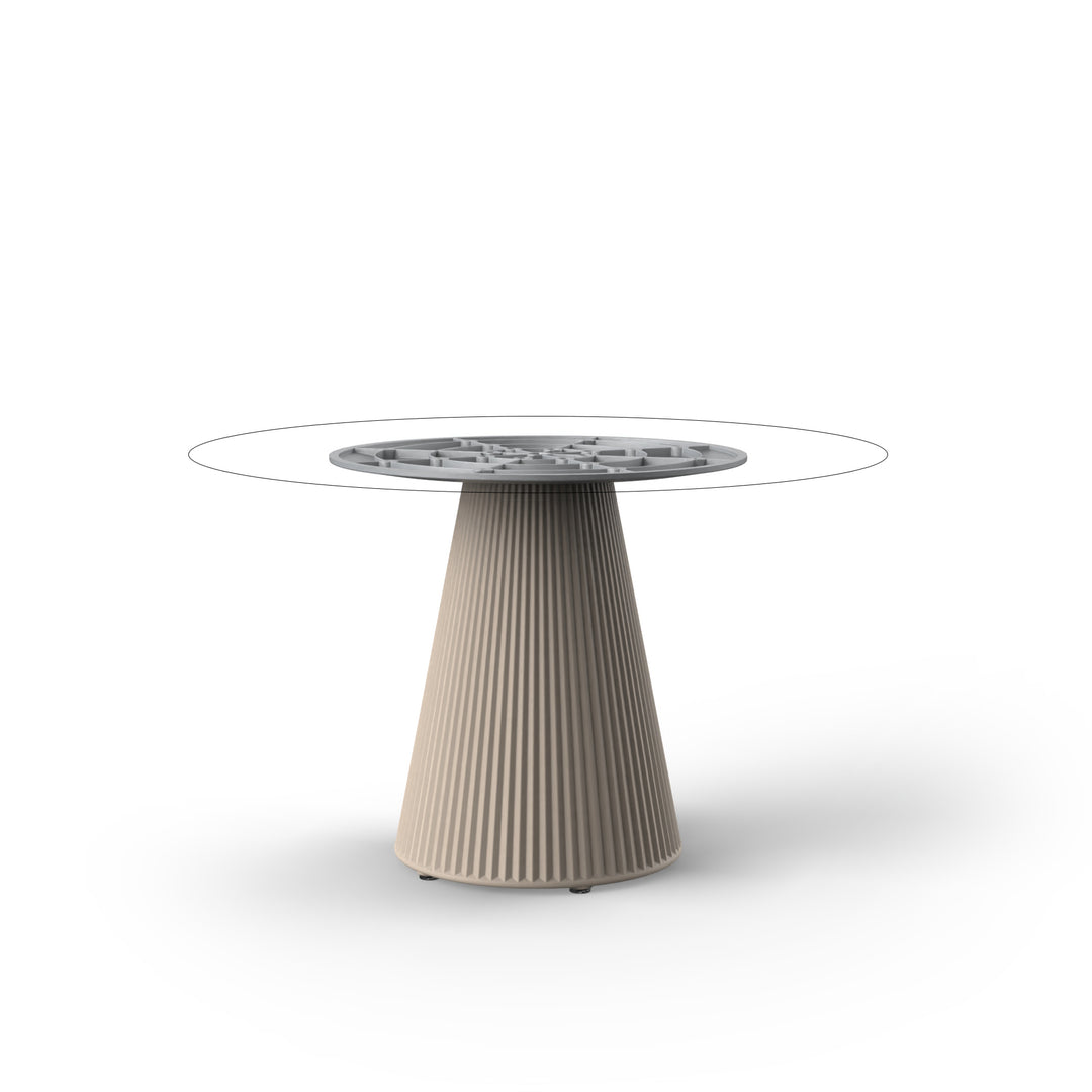 GATSBY TABLES Table Vondom Low Table Base. 50 cm:  Ø35x50cm S50 (54449)  