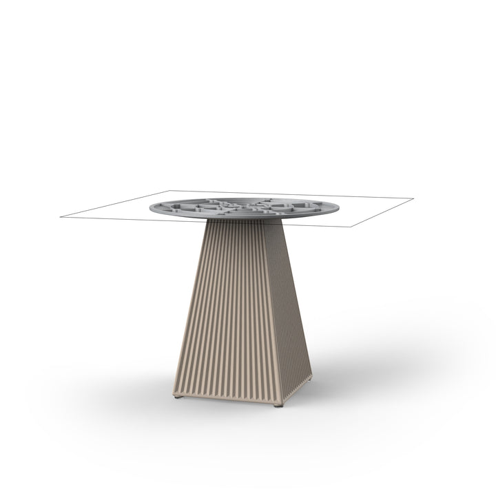 GATSBY TABLES Table Vondom Low Table Base. 50 cm: 30x30x50cm S50 (54451)  