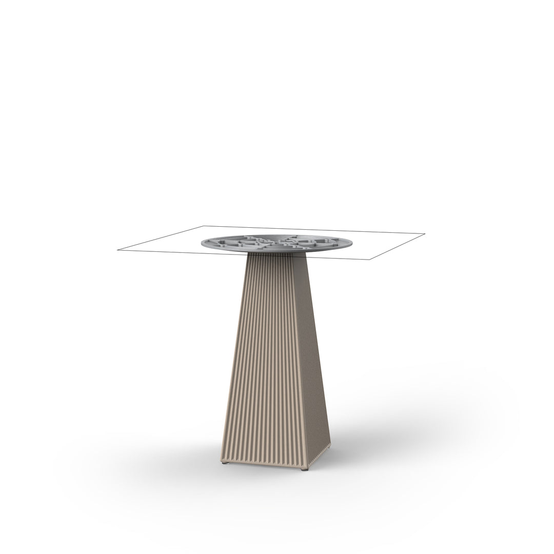 GATSBY TABLES Table Vondom Dinig Table Base 73 cm: 30x30x73cm S50 (54457)  