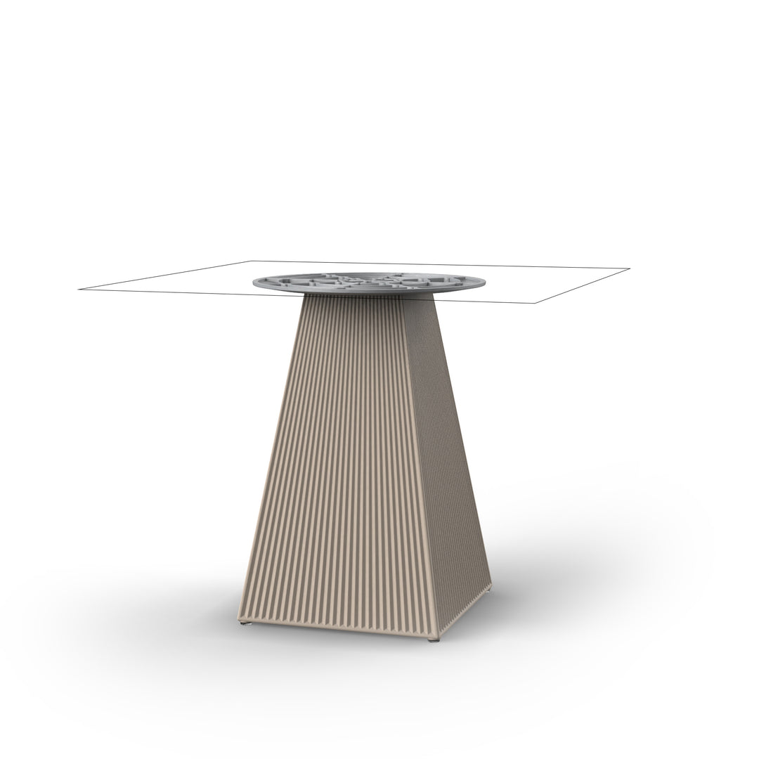 GATSBY TABLES Table Vondom Dinig Table Base 73 cm: 45x45x73cm S50 (54458)  