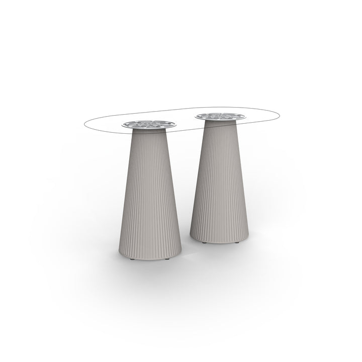 GATSBY TABLES Table Vondom Dinig Table Double Base 73 cm: Ø35x73cm S30 (54464)  