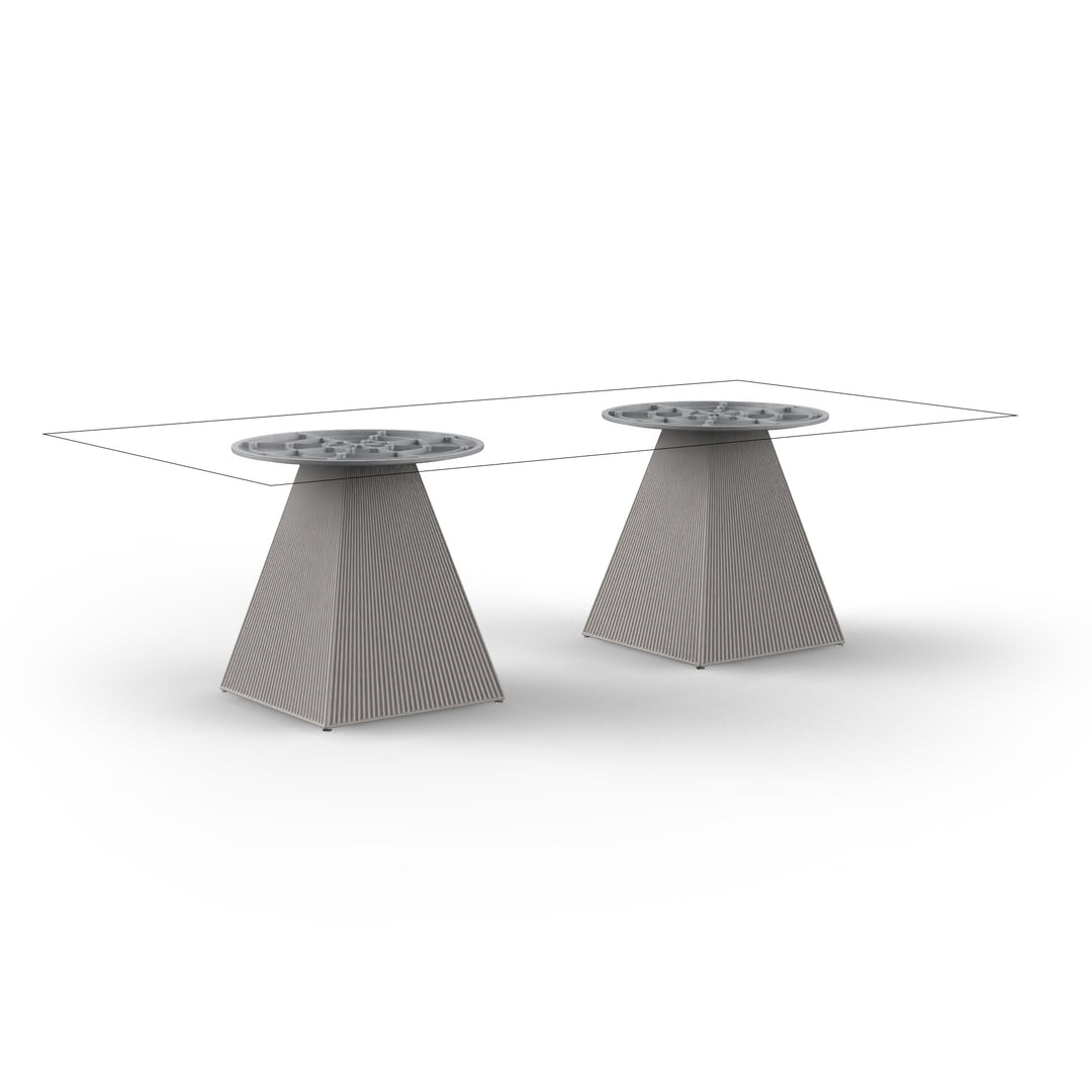 GATSBY TABLES Table Vondom Dinig Table Double Base 73 cm: 60x60x73cmS70 (54471)  