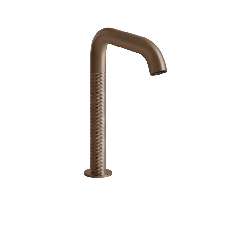 Sensor Taps Electronic basin mixer with temperature and water flow rate adjustment thr - 54480 Built In Parts GESSI Copper Brushed PVD