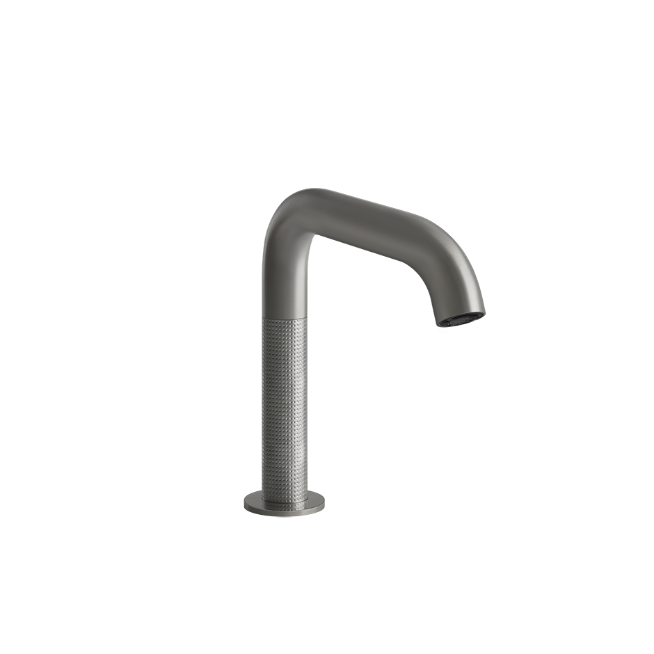 Sensor Taps Electronic basin mixer with temperature and water flow rate adjustment thr - 54481 Built In Parts GESSI Steel Brushed