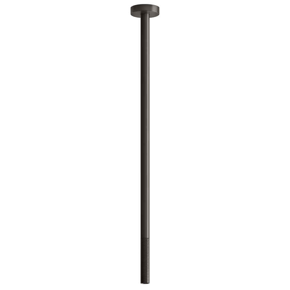 Cesello Ceiling Mounted Spout - 54496 Bathroom Accessories GESSI Black Metal Brushed PVD
