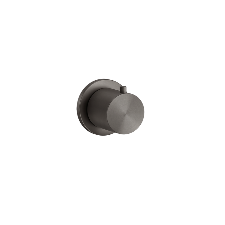Thermostatic Volume Control Trim - 54564 Shower Controls GESSI Black Metal Brushed PVD