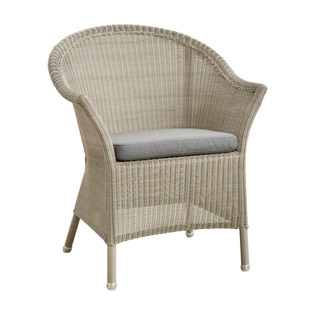 Lansing Outdoor Armchair Chairs Cane-line Taupe Grey Cane-Line Natte 5456 Seat Cushion