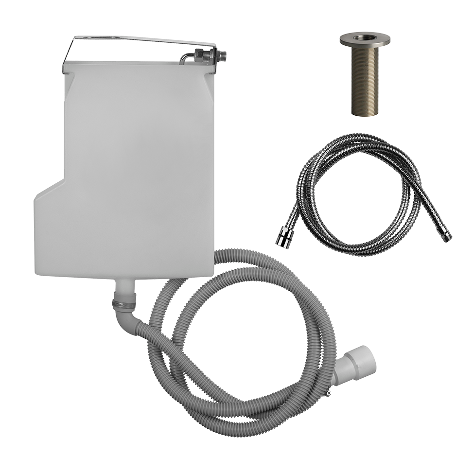 Bath316 Handshower Drain Kit Rough - 54592 Bathroom Accessories GESSI Steel Brushed