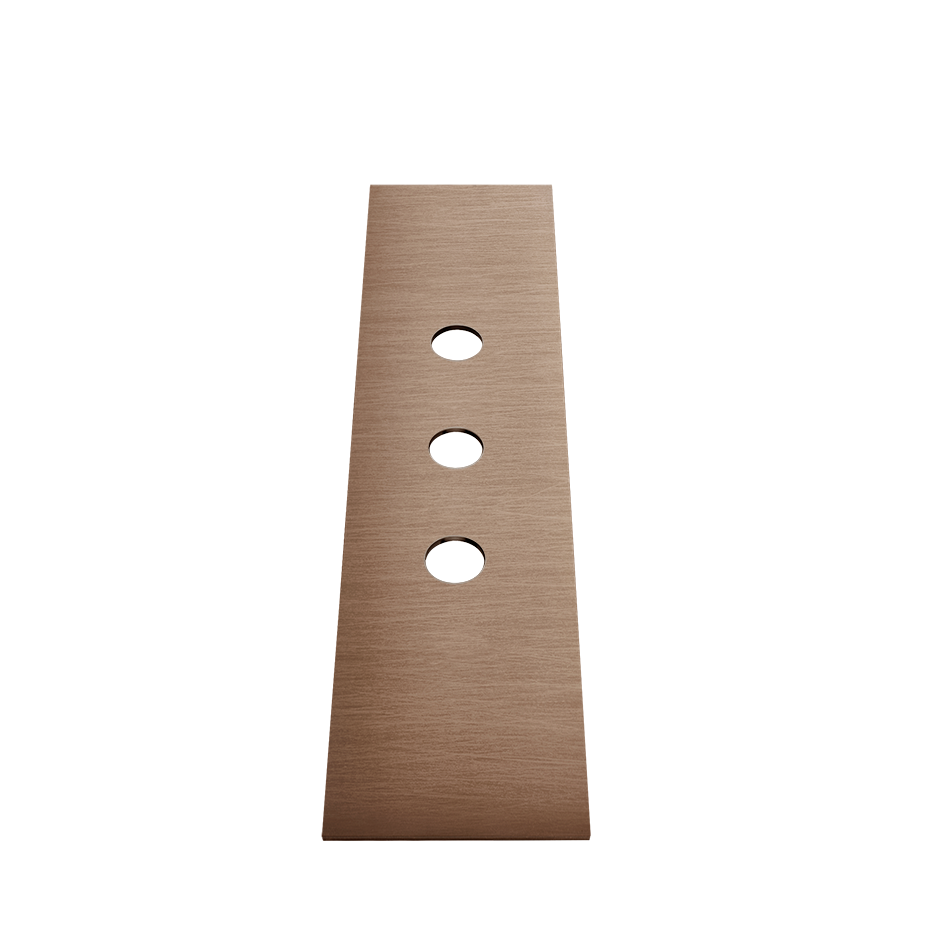 Bath316 Finishing Plate - 54593 Bathroom Accessories GESSI Copper Brushed PVD