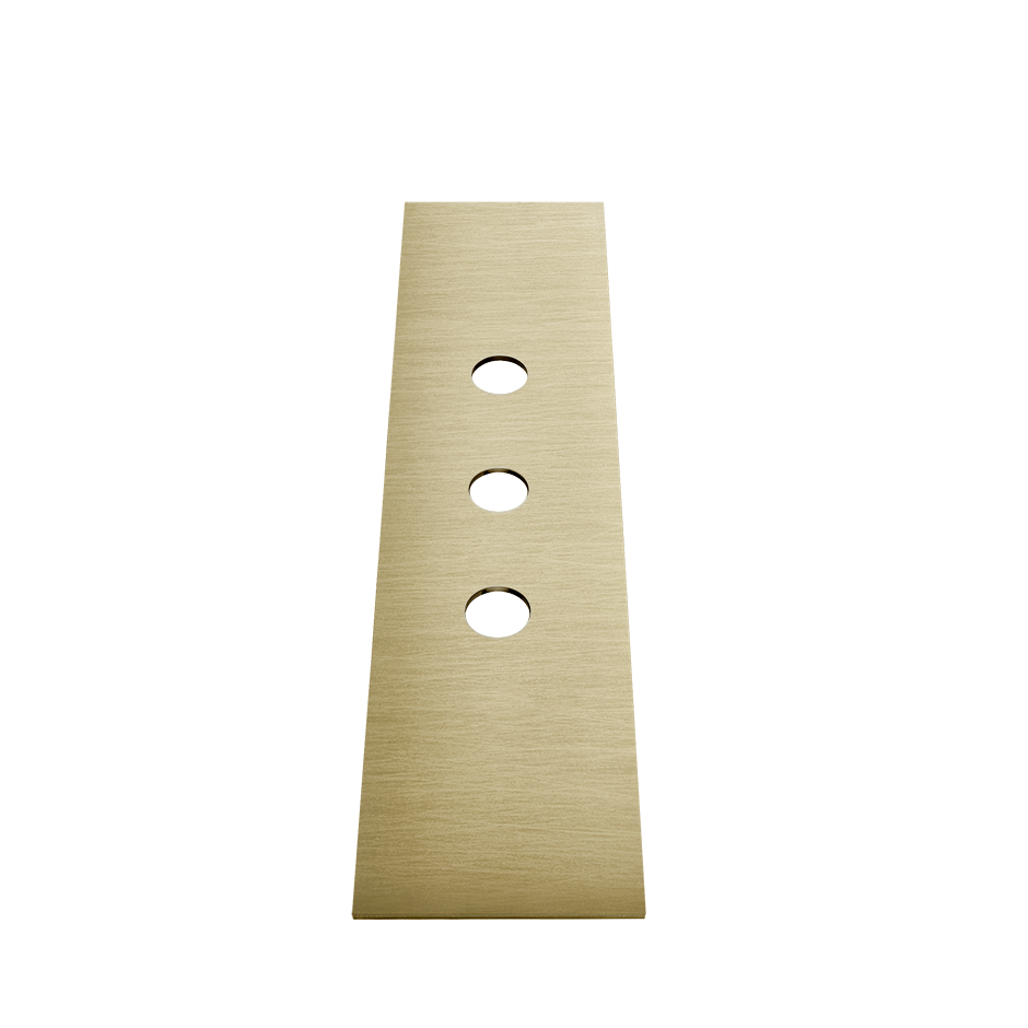 Bath316 Finishing Plate - 54593 Bathroom Accessories GESSI Brass Brushed PVD