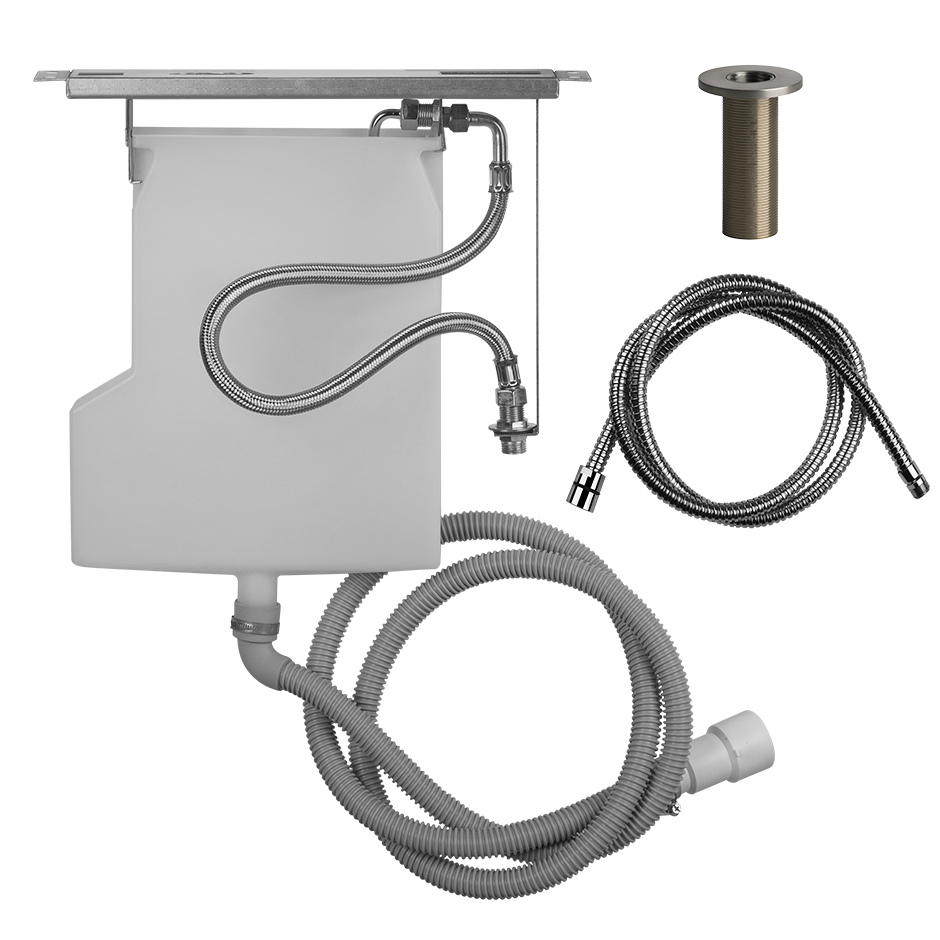 Bath316 Handshower Drain Kit Rough - 54594 Bathroom Accessories GESSI Steel Brushed