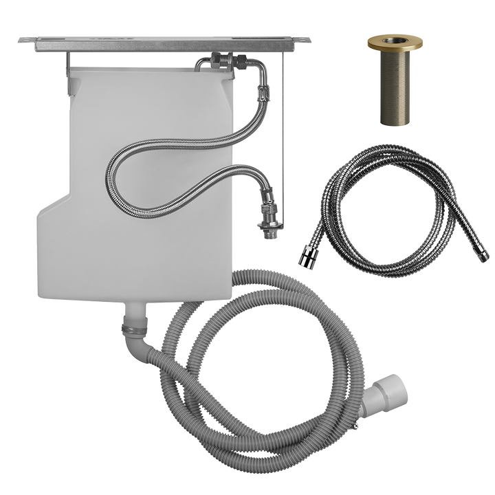 Bath316 Handshower Drain Kit Rough - 54594 Bathroom Accessories GESSI Warm Bronze Brushed PVD