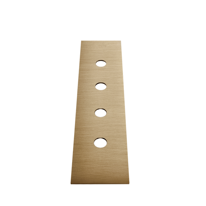 Bath316 Finishing Plate - 54595 Bathroom Accessories GESSI Warm Bronze Brushed PVD