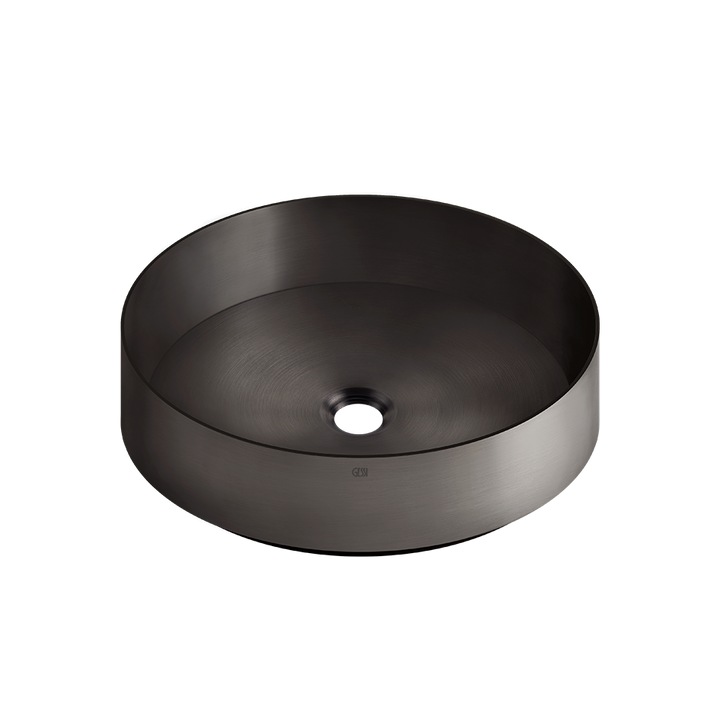 GESSI 316 Washbasin - 54601 Bathroom Accessories GESSI Black Metal Brushed PVD