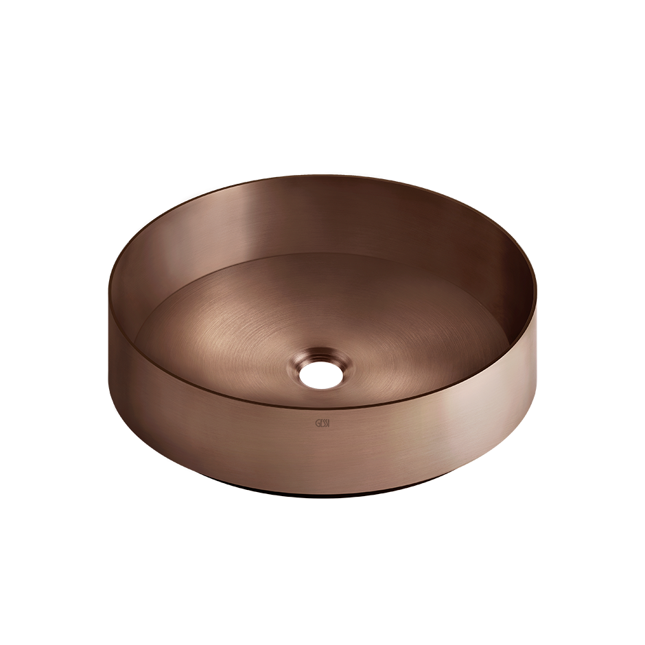 GESSI 316 Washbasin - 54601 Bathroom Accessories GESSI Copper Brushed PVD