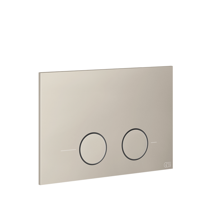 Gessi316 Toilet Flush Plate - 54615 Bathroom Accessories GESSI Matte Greige