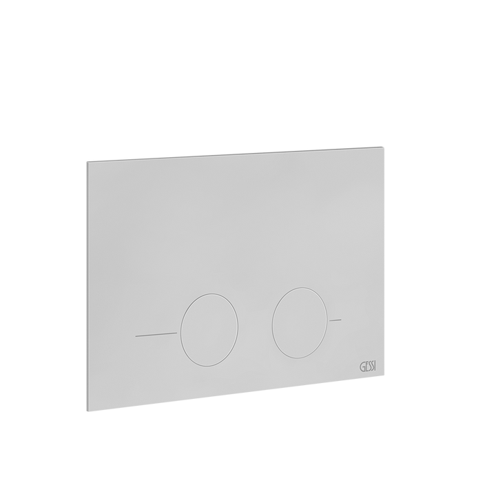 Gessi316 Toilet Flush Plate - 54615 Bathroom Accessories GESSI Matte White