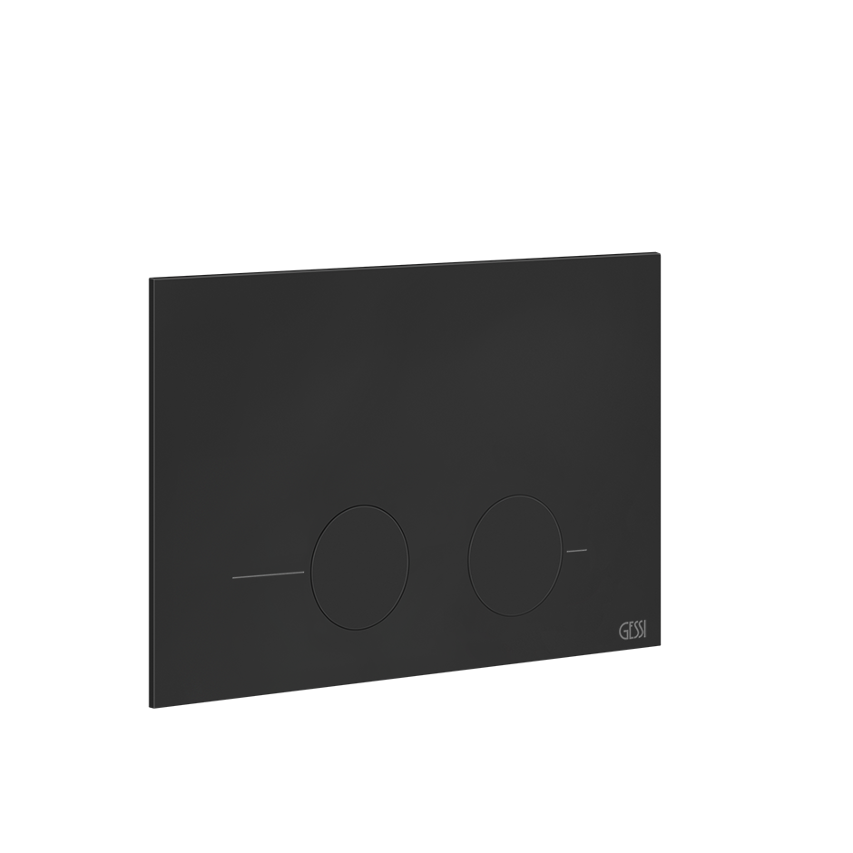 Gessi316 Toilet Flush Plate - 54615 Bathroom Accessories GESSI Matte Black